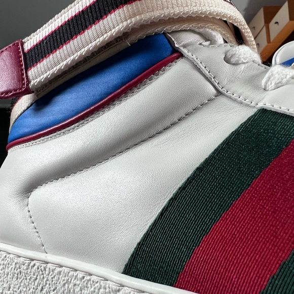 🛑SOLD🛑📚GUCCI ACE HIGH TOP SNEAKER📚 - Picture 6 of 10